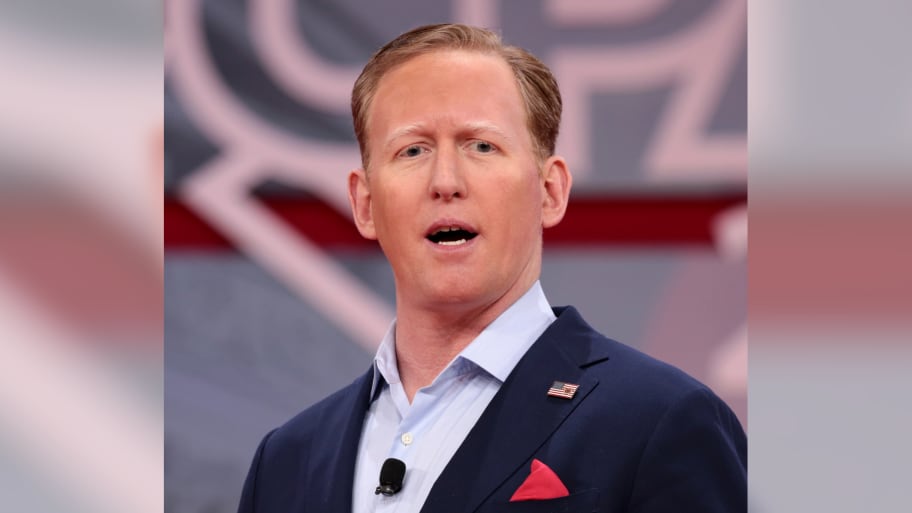 Former Seal Team Six Navy SEAL Robert O'Neill speaking at the 2018 Conservative Political Action Conference (CPAC) in National Harbor, Maryland.