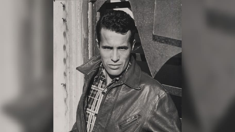 Black-and-white photo of Kenneth Anger.