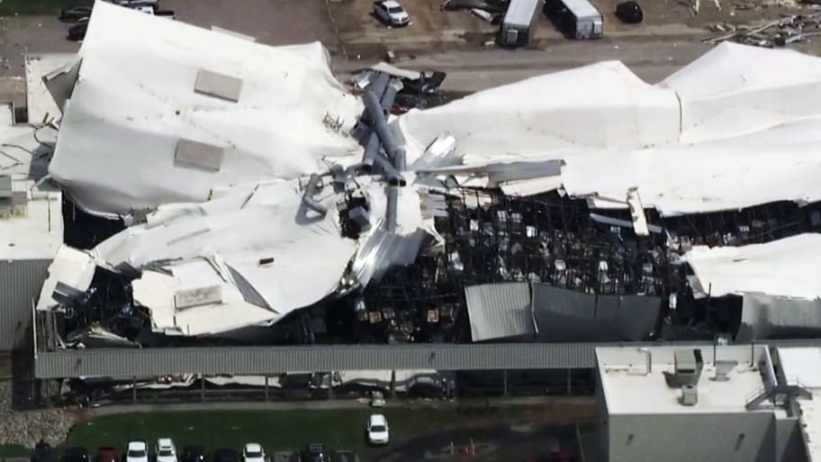 pfizer pharmaceutical plant damaged by tornado in north carolina