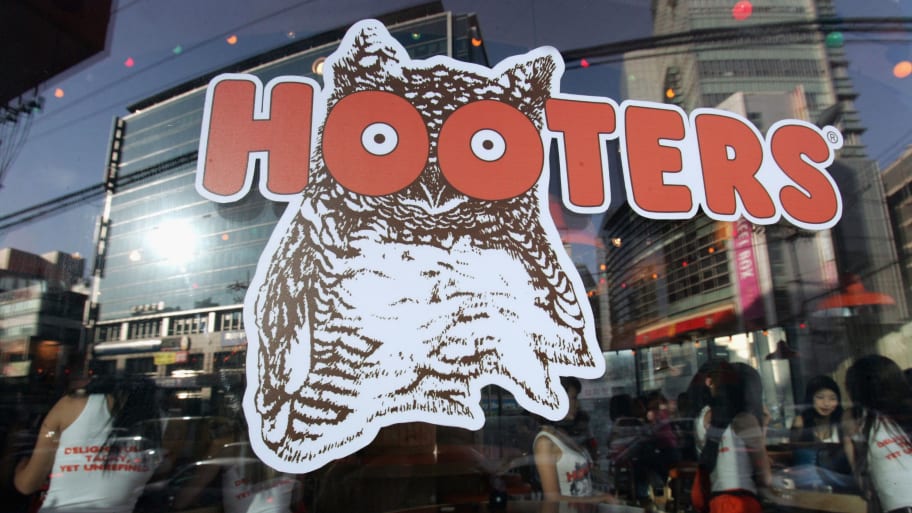 A general view of Hooters restaurant.