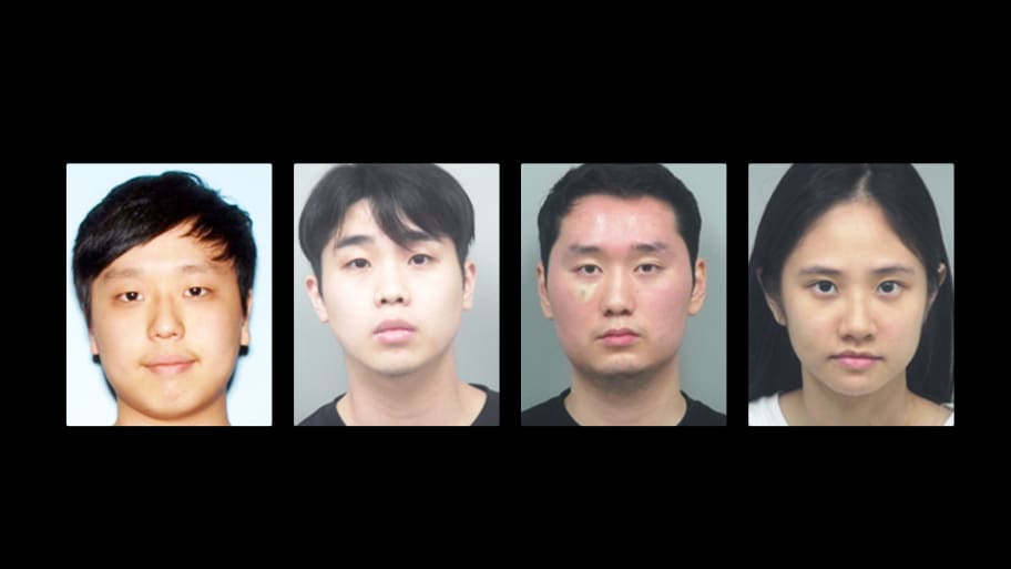 Eric Hyun, Gawom Lee, Jooho Lee, Juoonhyum Lee, and Hyunji Lee were charged
