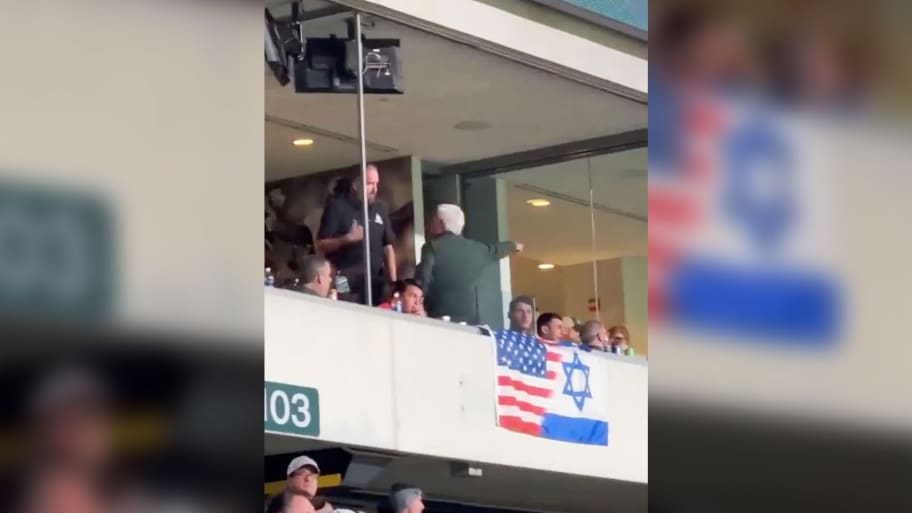 Video of security removing Norcross from Eagles game