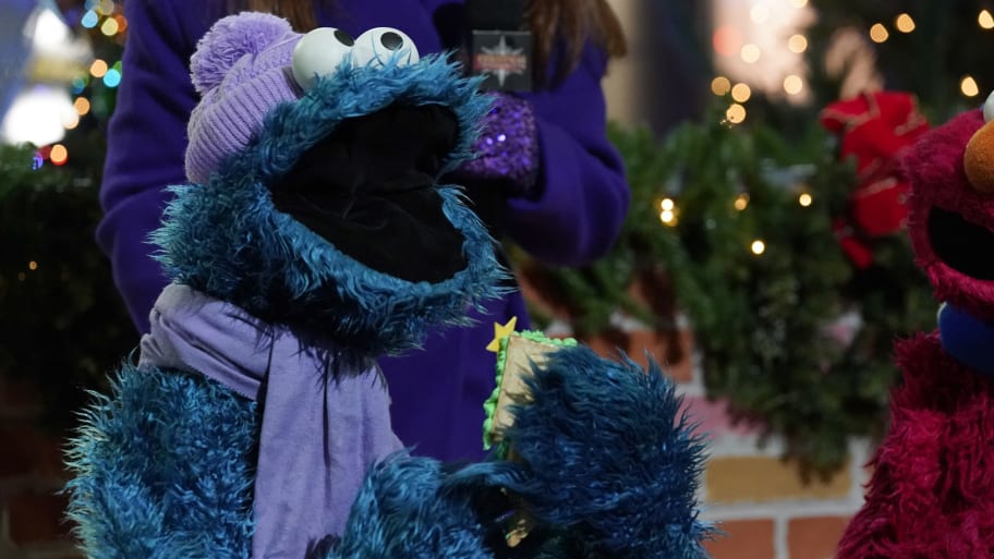 CHRISTMAS IN ROCKEFELLER CENTER -- 2022 -- Pictured: Cookie Monster