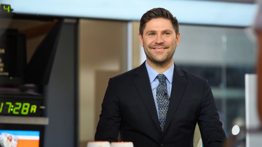 Dan Wakeford on the set of NBC's Today Show in 2019.
