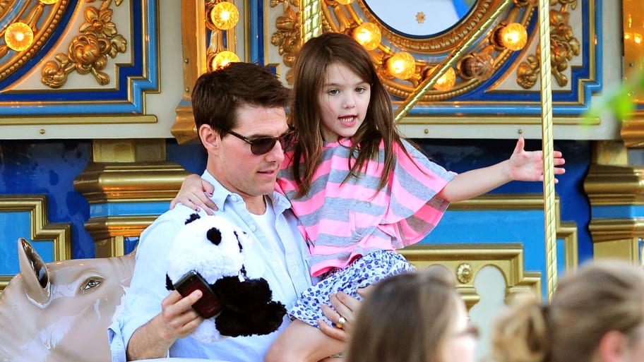 Tom Cruise and Suri in 2011