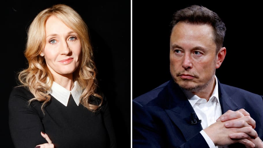 JK Rowling and Elon Musk