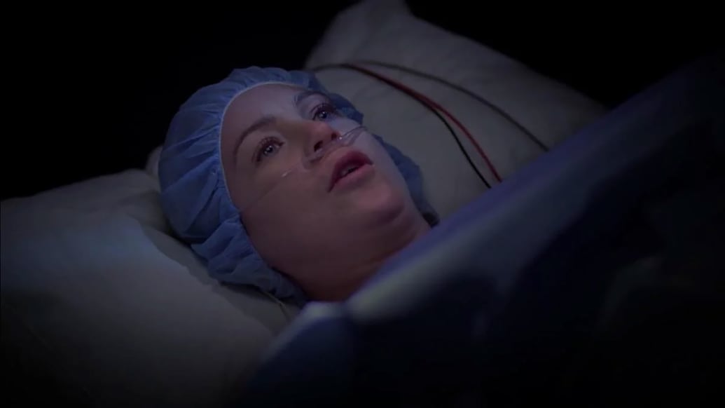 Meredith gets a C-section in a still from 'Grey's Anatomy'