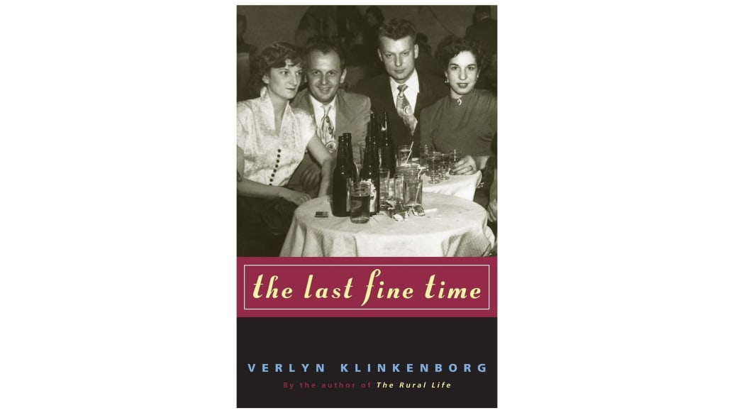 A photograph of the book cover The Last Fine Time.
