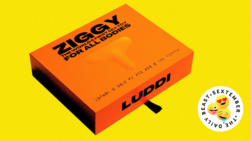 An illustration including photos of Ziggy, The World's First Sext Toy for All Bodies
