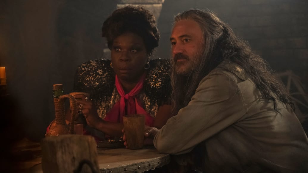 A photo including Leslie Jones, Taika Waititi in the HBO show Our Flag Means Death