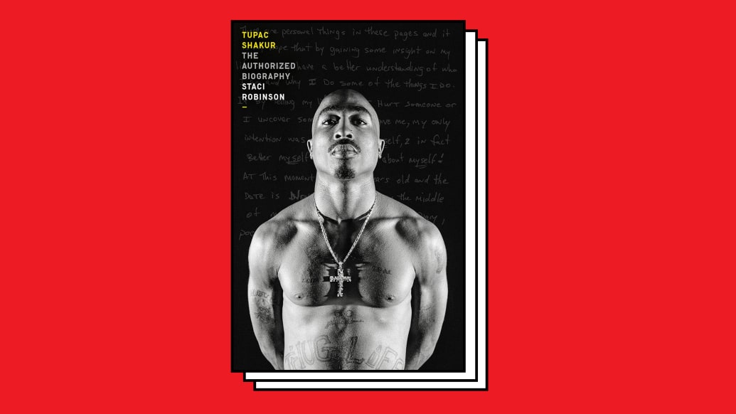 The book cover of Tupac Shakur: The Authorized Biography.