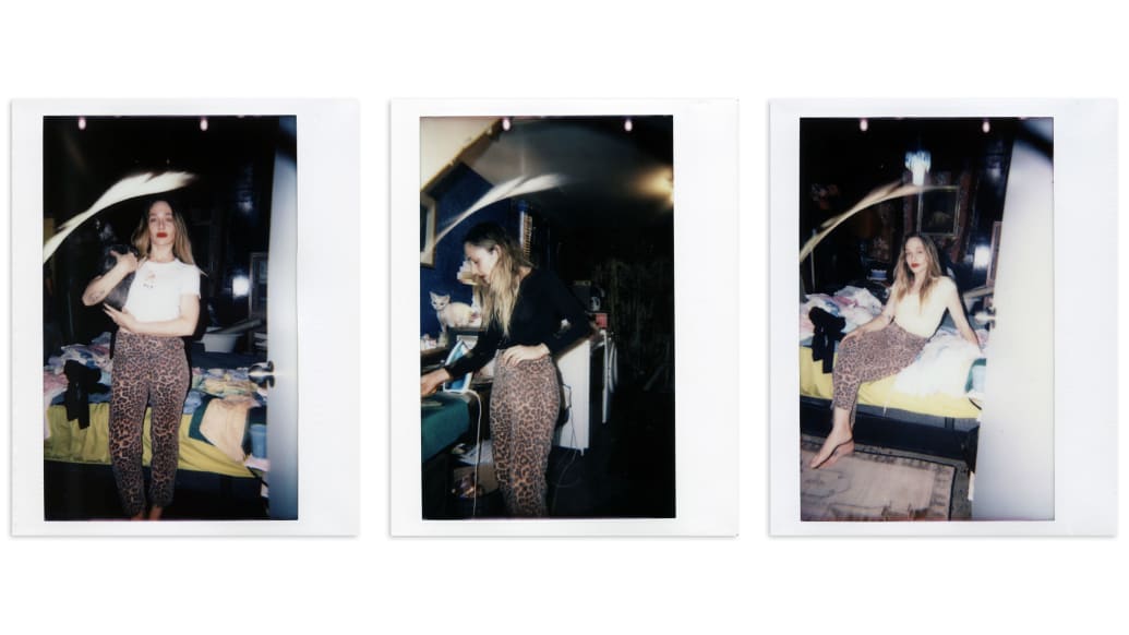 Polaroid photographs of Jemima Kirke