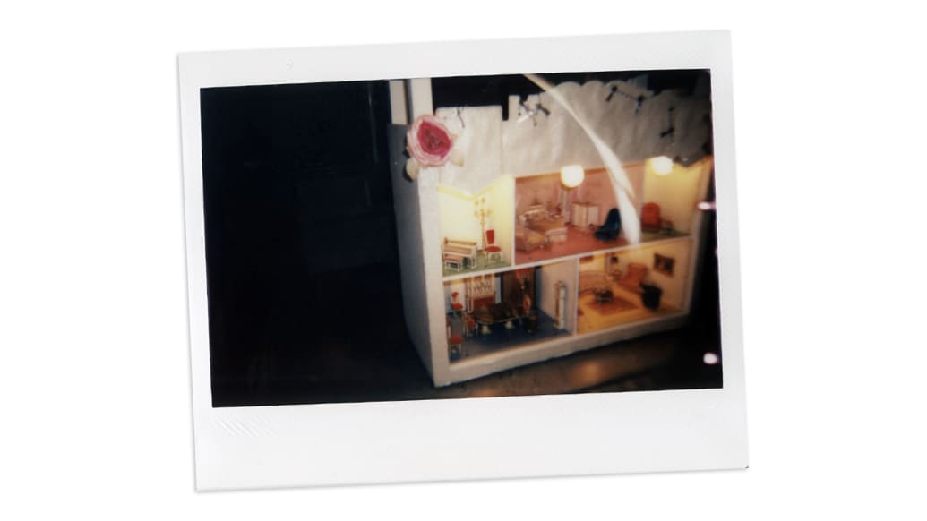 Polaroid photograph from Jemima Kirke's house