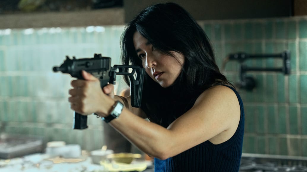A photo including Maya Erskine in Mr. and Mrs. Smith on Amazon Prime Video