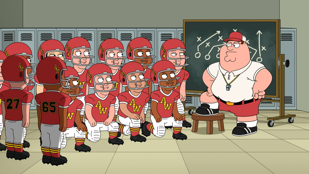 A production still form the new season of Family Guy.