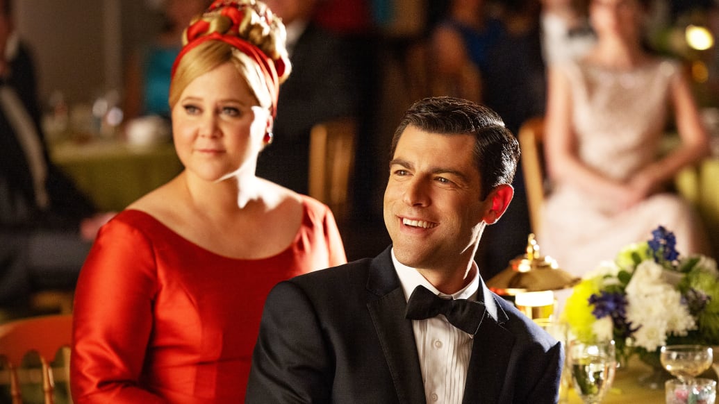 A photo including Amy Schumer and Max Greenfield