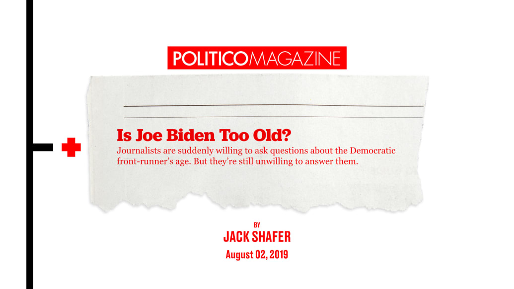 Clipping about Joe Biden from Politico Magazine