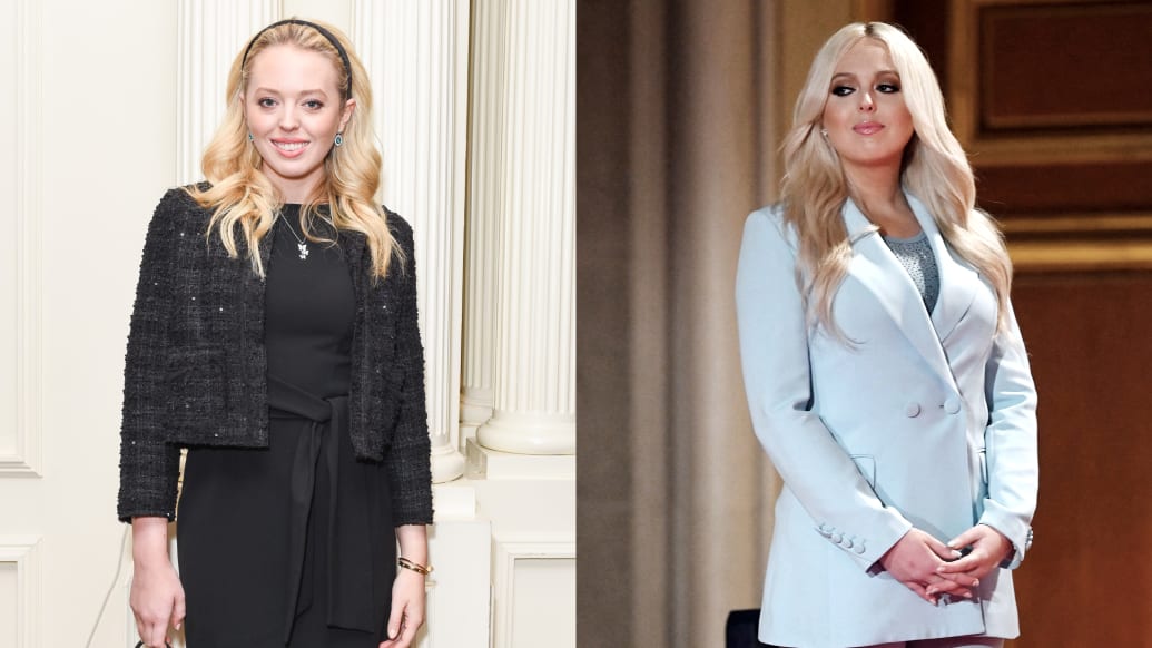 Tiffany Trump, then and now