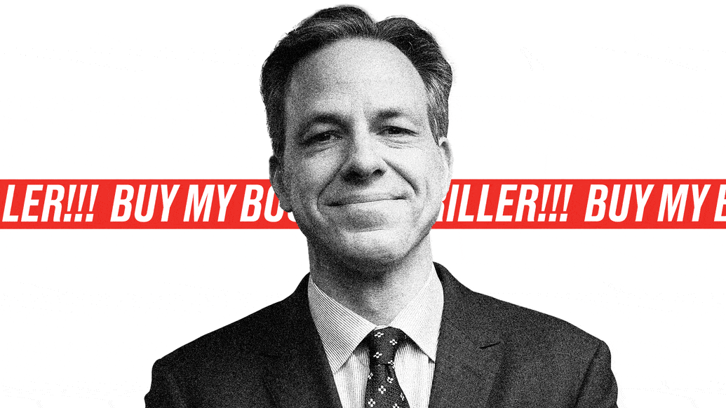 Jake Tapper illustrated GIF with the text "Buy My Book!"