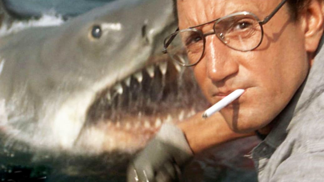 A photo of Roy Scheider as Chief Brody in the movie, Jaws'