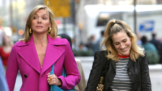 Kim Cattrall and Sarah Jessica Parker in Sex and the City
