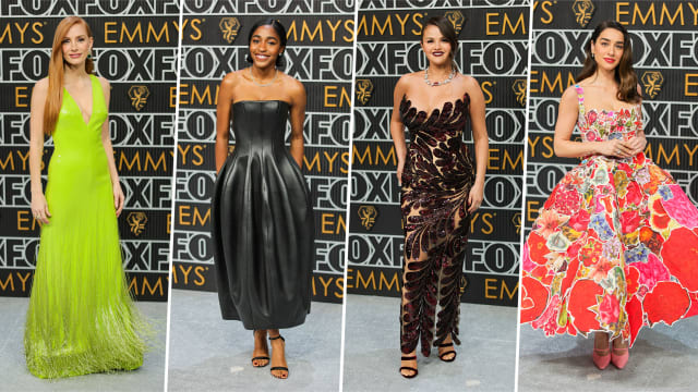Celebrities at Emmy Awards Red Carpet