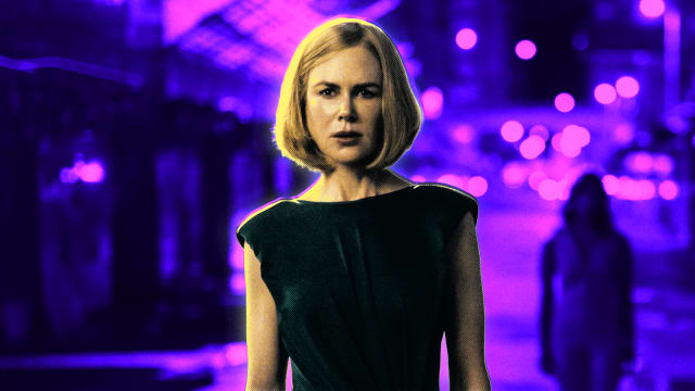 A photo illustration of Nicole Kidman in Expats.