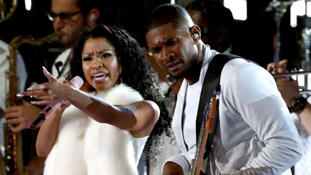 Nicki Minaj and Usher