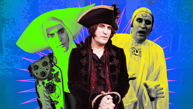 Noel Fielding on The Completely Made-Up Adventures of Dick Turpin.