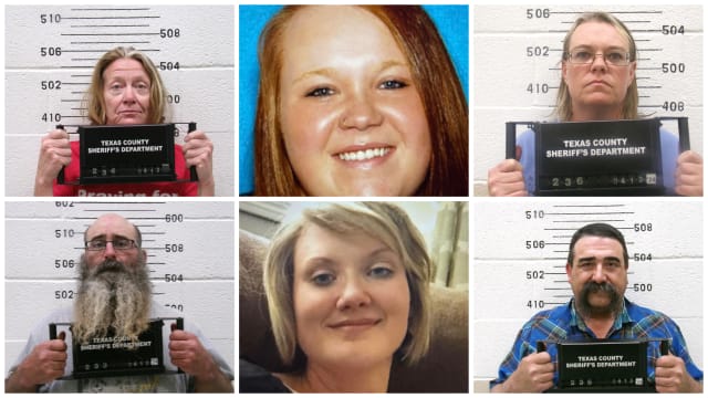 mugshots of the four arrested in connection to murder