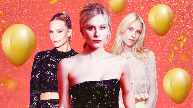 A photo illustration of Lola Bute, Mary Chateris, and Poppy Delevingne.