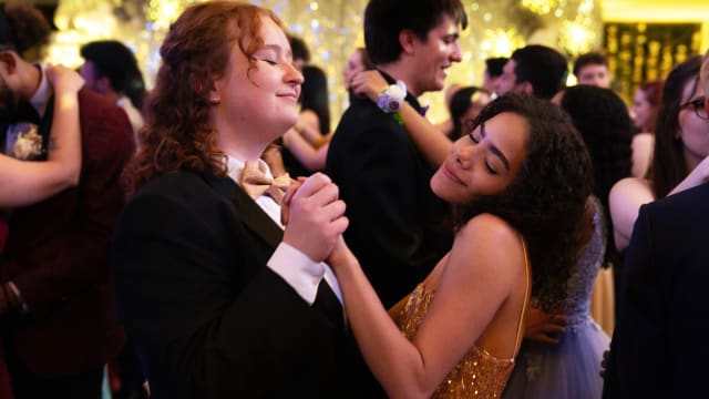A photo including Julia Lester, Antonia Gentry in the film Prom Dates on Hulu