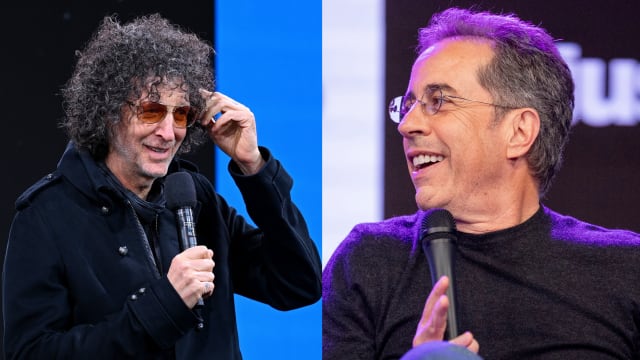 Howard Stern and Jerry Seinfeld