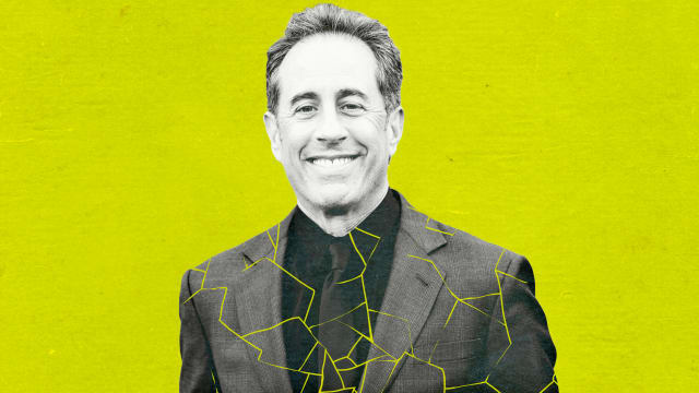 A photo illustration of Jerry Seinfeld.