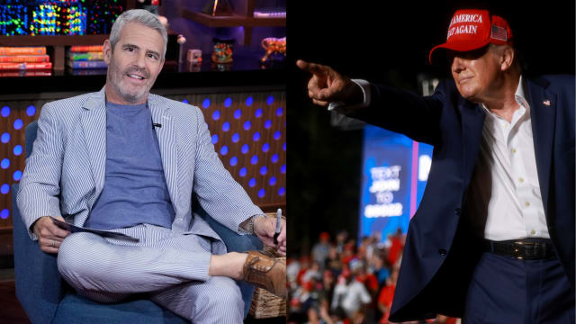 Andy Cohen and Donald Trump