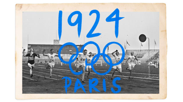 Photo illustration of the 1924 Paris Olympic Games