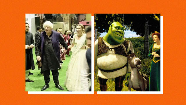 Former UK Prime Minister Boris Johnson compared to Shrek at Ambani wedding.