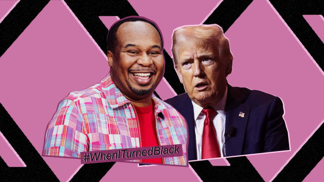 Roy Wood Jr. and Donald Trump