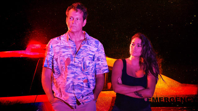 Vince Vaughn and Natalie Martinez in Bad Monkey.