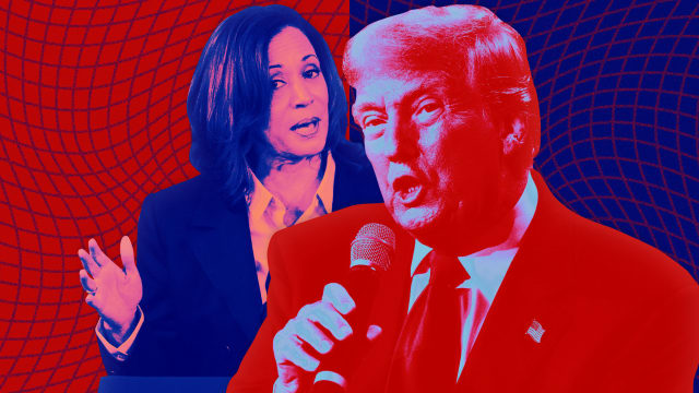 Kamala Harris and Donald Trump