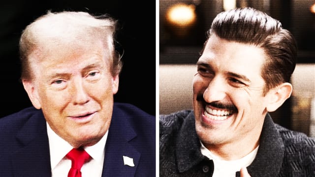 Donald Trump and Andrew Schulz