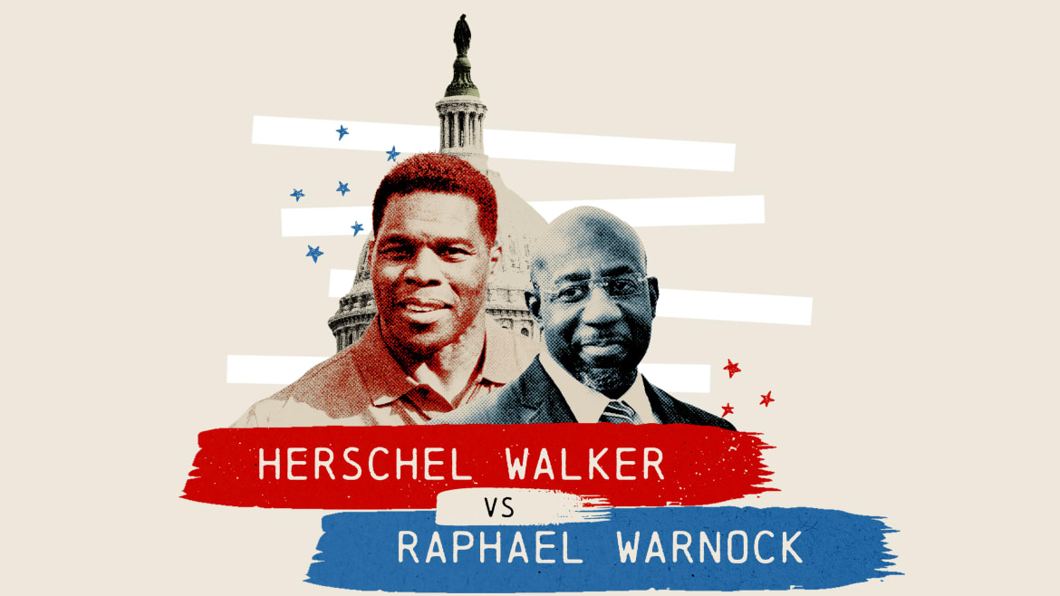Raphael Warnock and Herschel Walker Head to December Runoff in Georgia Election