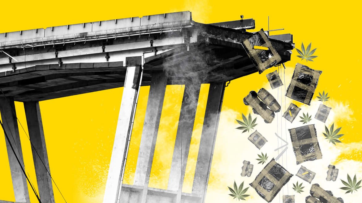 The Epic Mob Battle to Find a Ton of Hashish Lost in Bridge Collapse