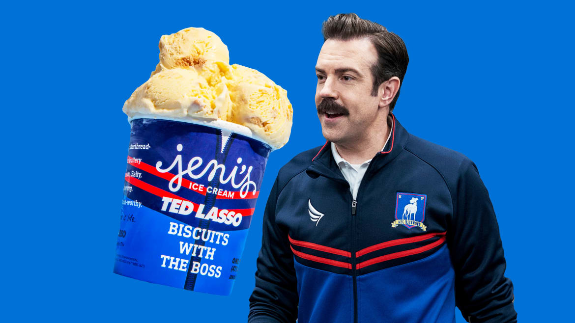The ‘Ted Lasso’ Biscuits Come to Life as an Absolutely Incredible Ice Cream