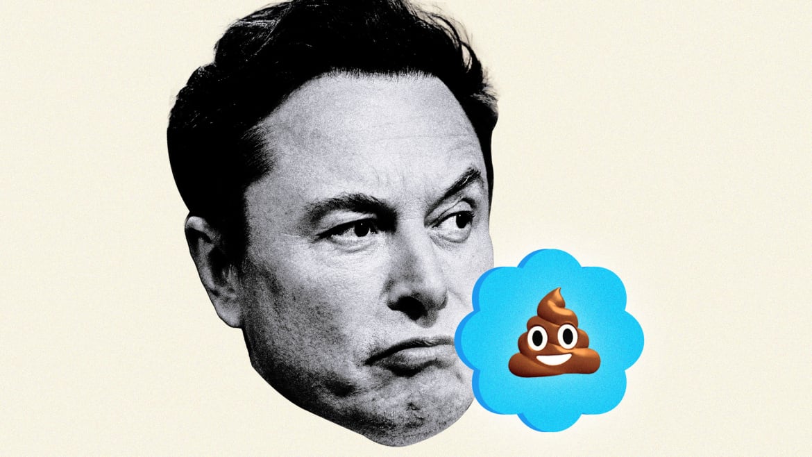 Elon Musk Is a Sentient Poop Emoji