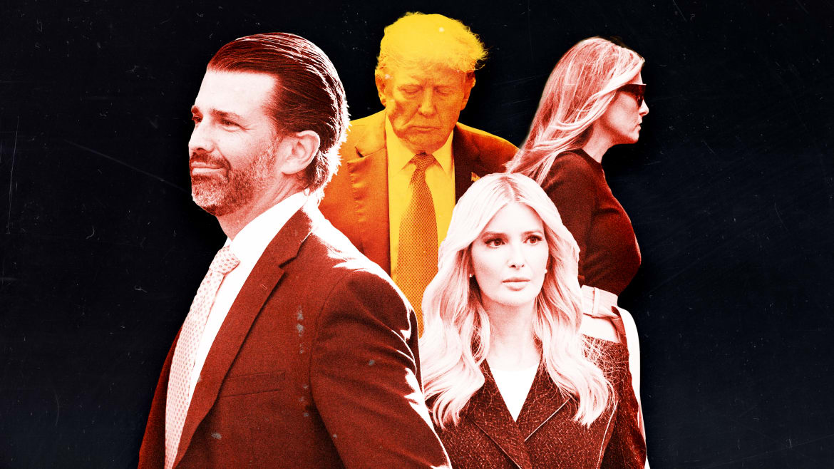 Where Has the Trump Clan Been While Their Patriarch Sits in Court?