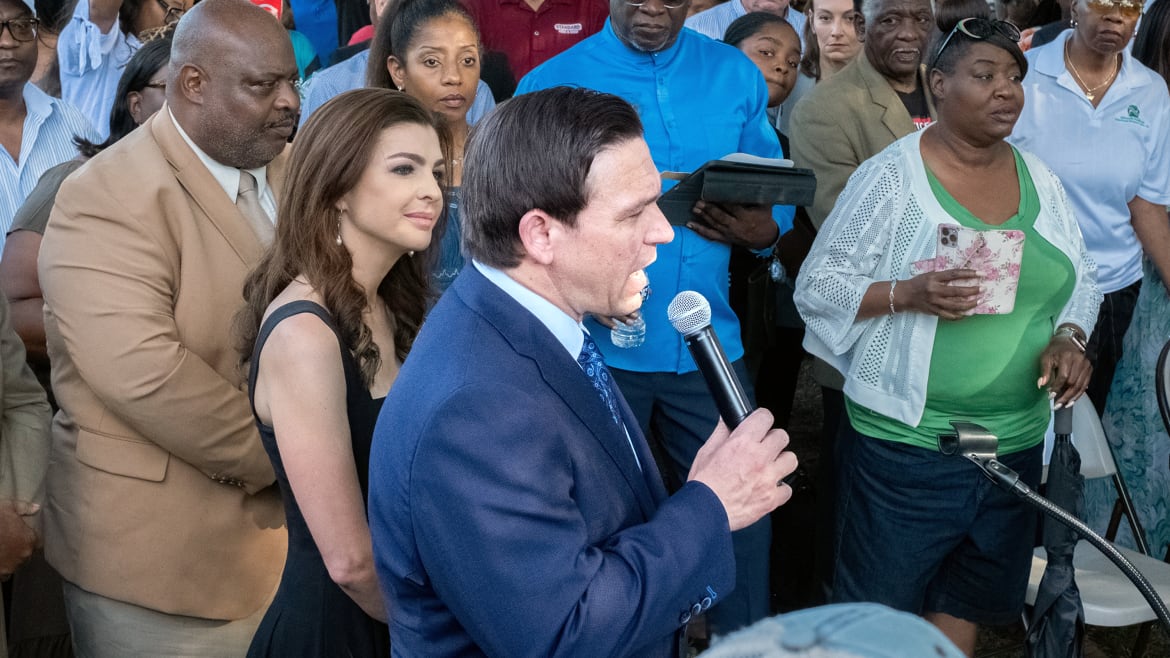 Here’s Why Ron DeSantis Was Booed After a Racist Mass Murder in Jacksonville