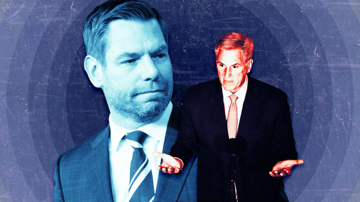 Eric Swalwell Says Kevin McCarthy’s MAGA Team Is a Bunch of Creeps