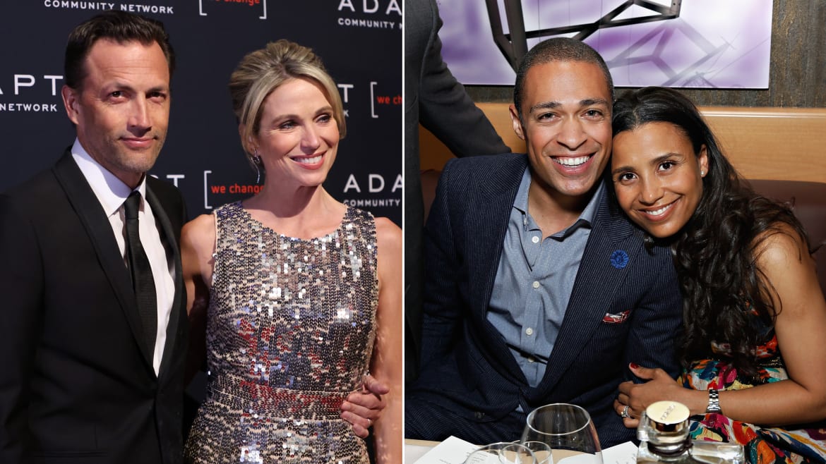 ‘GMA3’ Lovebirds Amy Robach and T.J. Holmes’ Exes Are Dating—Each Other: Report