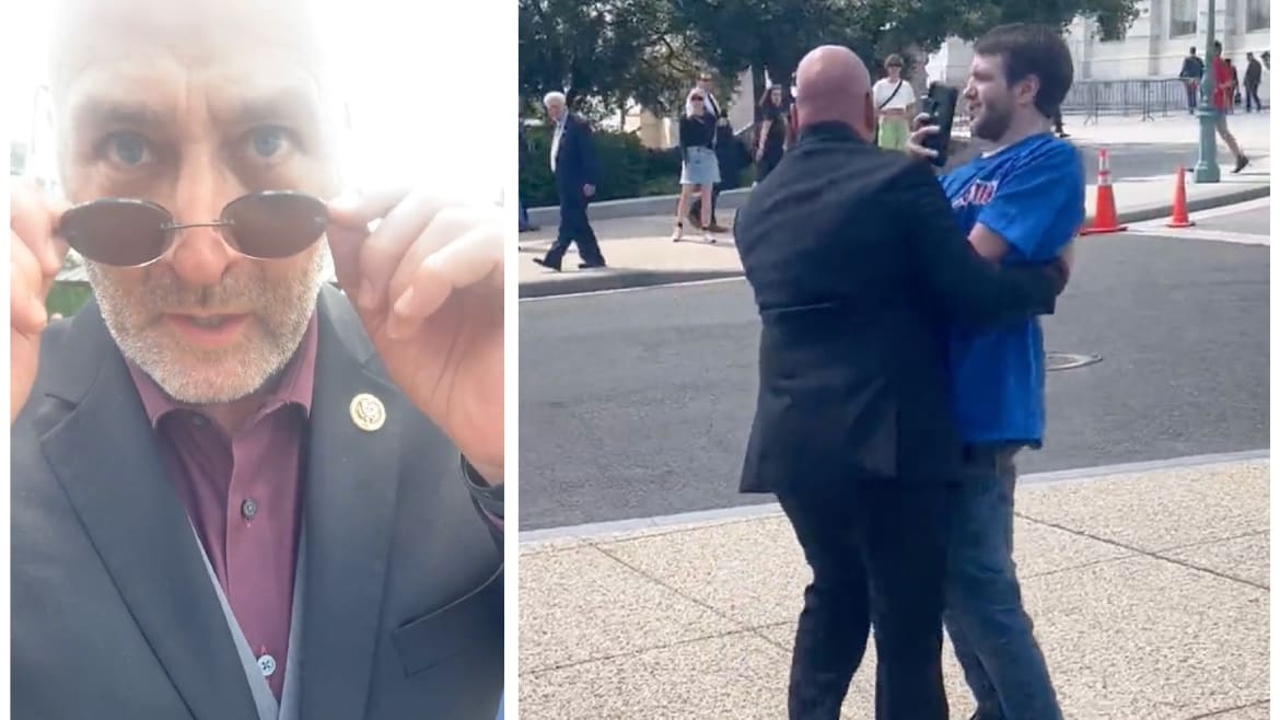 GOP Congressman Manhandles Protester During Boebert Event